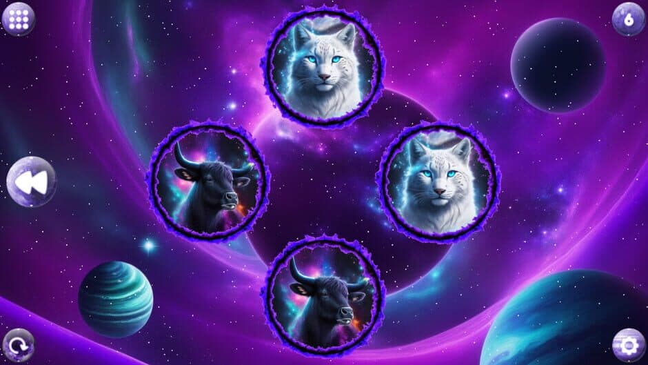 Скриншот 1 из Space Memory: Animals