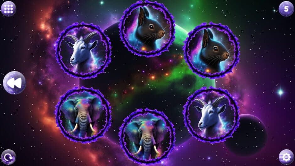 Скриншот 2 из Space Memory: Animals