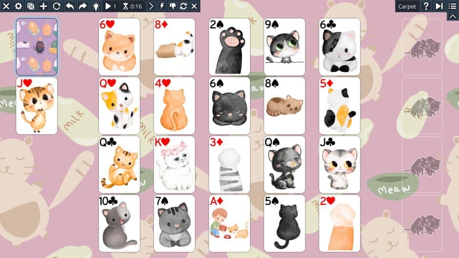 Скриншот 4 из Free Solitaire: Cats
