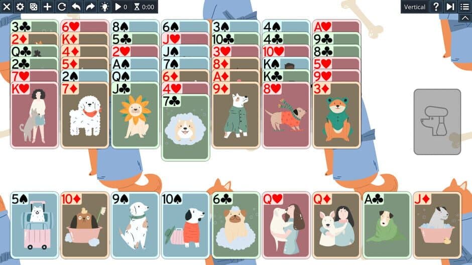 Скриншот 1 из Free Solitaire: Dogs