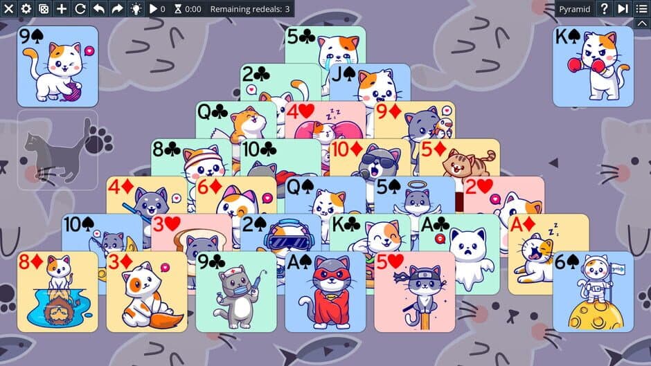 Скриншот 2 из Free Solitaire: Cats
