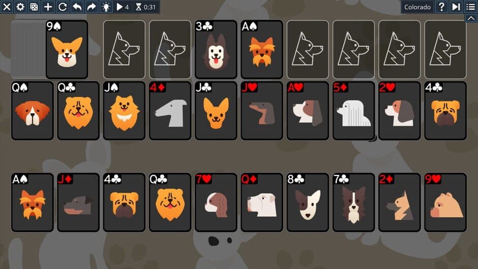 Скриншот 2 из Free Solitaire: Dogs