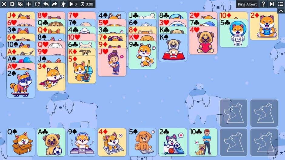 Скриншот 3 из Free Solitaire: Dogs