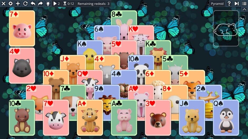 Скриншот 10 из Free Solitaire: Animals
