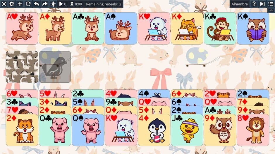 Скриншот 4 из Free Solitaire: Animals