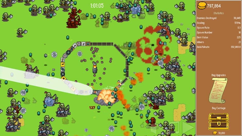 Скриншот 6 из All Aboard! The Train Defense Express