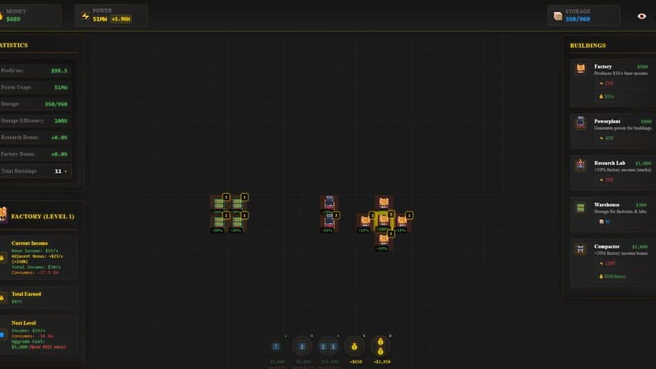 Скриншот 2 из Idle Grid