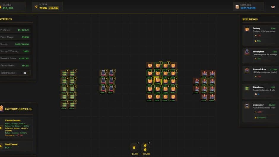 Скриншот 3 из Idle Grid