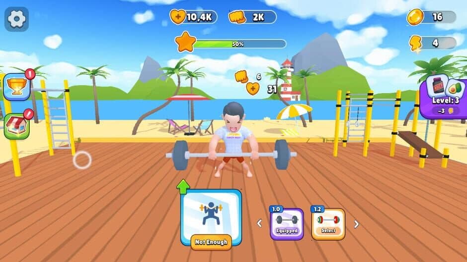 Скриншот 1 из Gym Lifting Hero: Tile Master