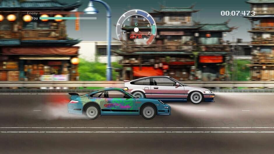 Скриншот 5 из JDM Pixel Street Car Racing