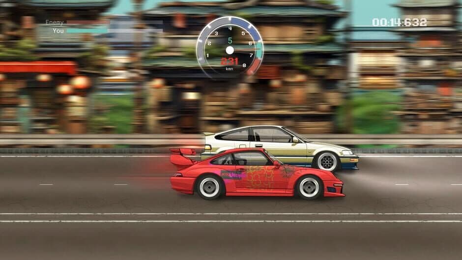 Скриншот 2 из JDM Pixel Street Car Racing
