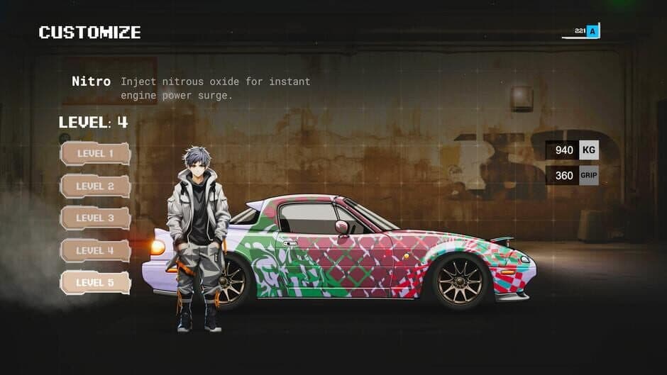 Скриншот 9 из JDM Pixel Street Car Racing