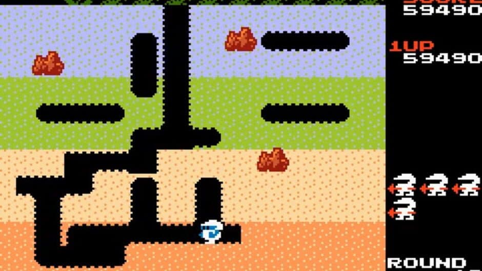 Скриншот 1 из Famicom Mini: Dig Dug