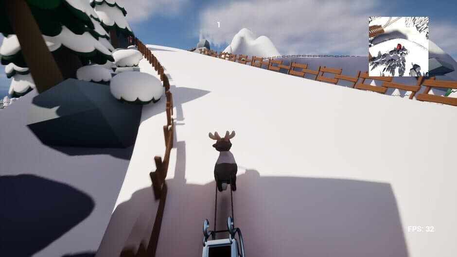 Скриншот 2 из Reindeer Racing