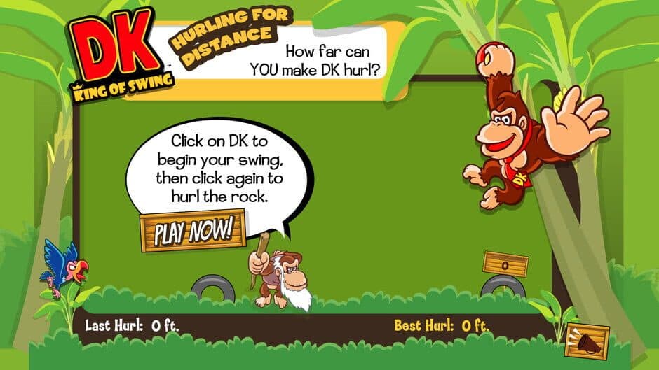 Скриншот 1 из DK: King of Swing - Hurling for Distance