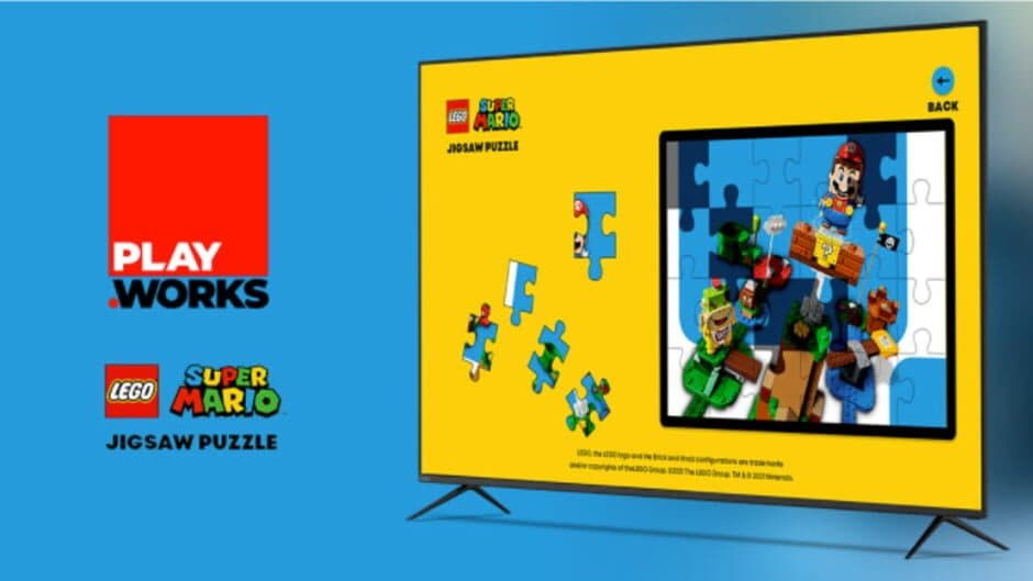 Скриншот 1 из LEGO Super Mario Jigsaw Puzzle