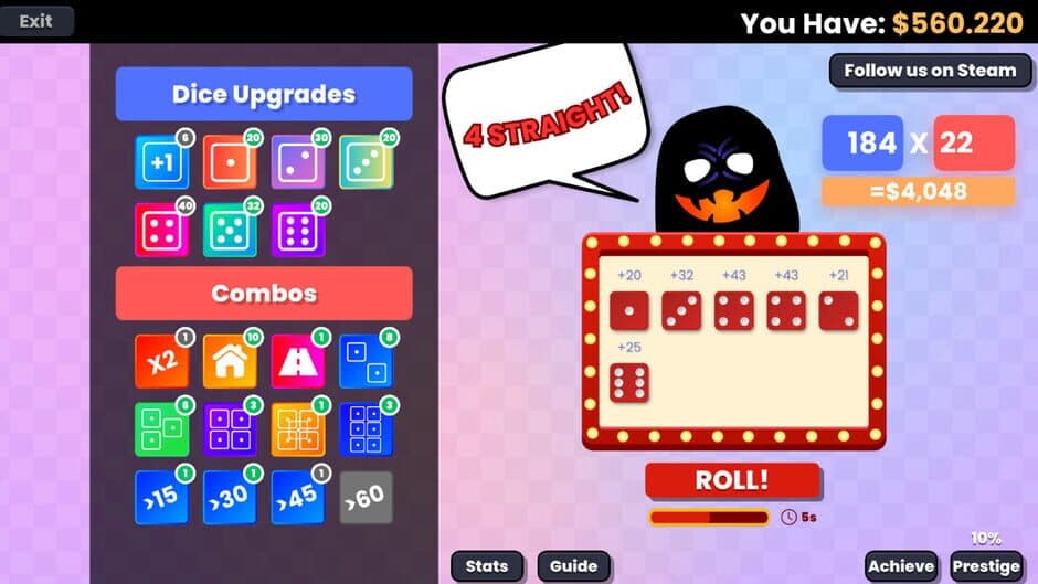 Скриншот 2 из Mini Idle Dice Monster