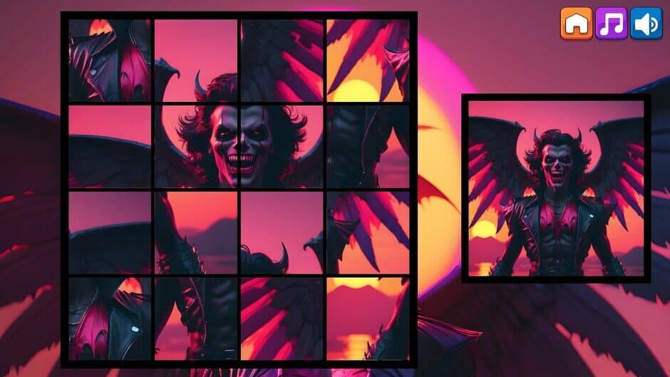 Скриншот 3 из OG Puzzlers: Synthwave Vampires