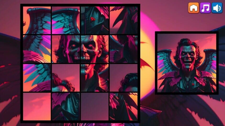 Скриншот 4 из OG Puzzlers: Synthwave Vampires