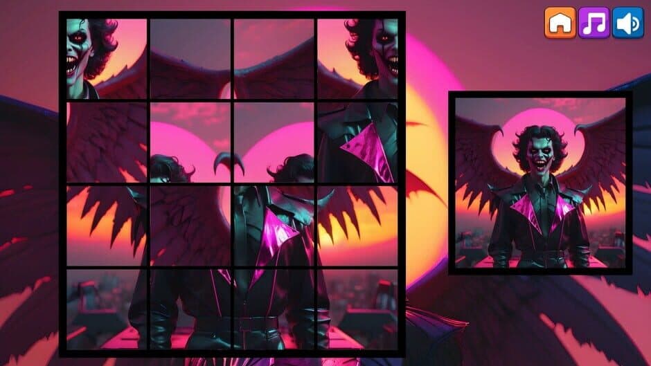Скриншот 5 из OG Puzzlers: Synthwave Vampires