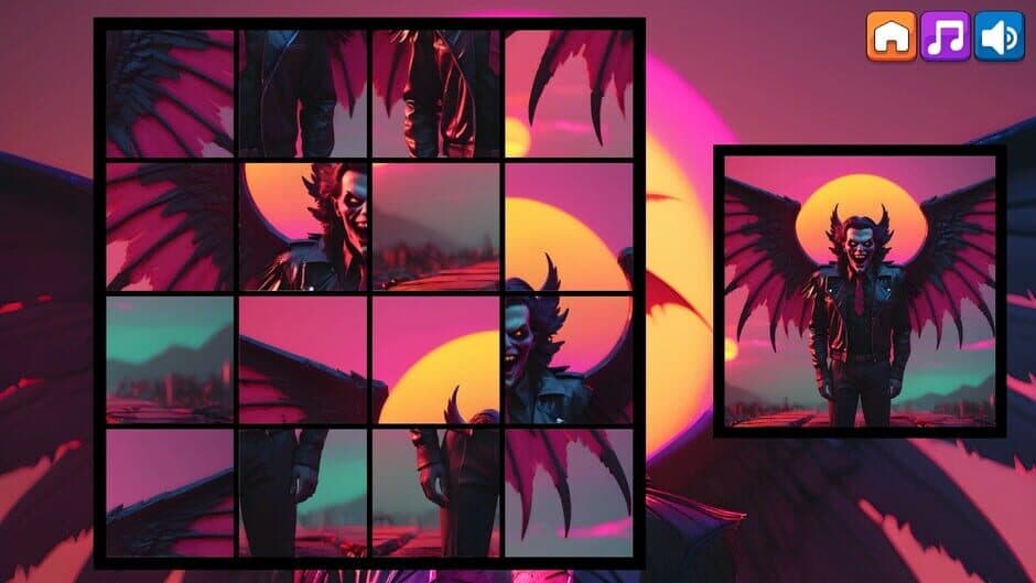 Скриншот 6 из OG Puzzlers: Synthwave Vampires