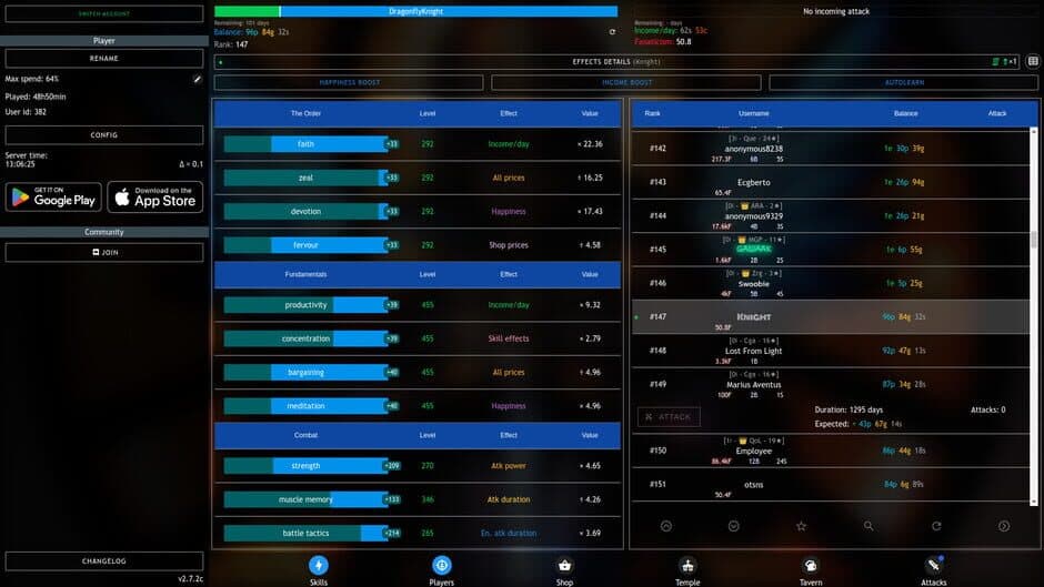 Скриншот 1 из Progress Knight: Multiplayer