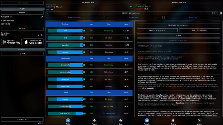 Скриншот 2 из Progress Knight: Multiplayer