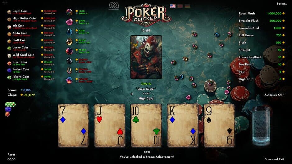 Скриншот 3 из Poker Clicker