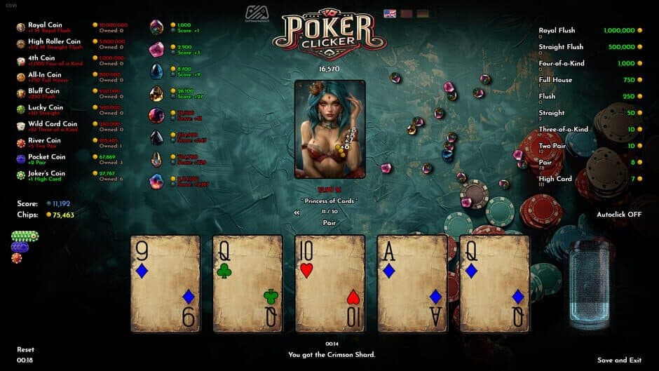 Скриншот 4 из Poker Clicker