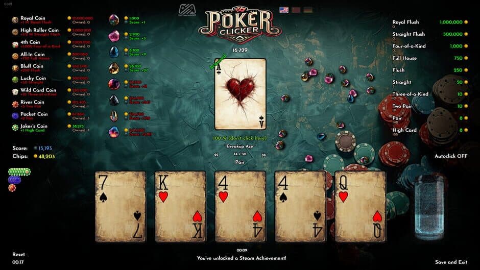 Скриншот 5 из Poker Clicker