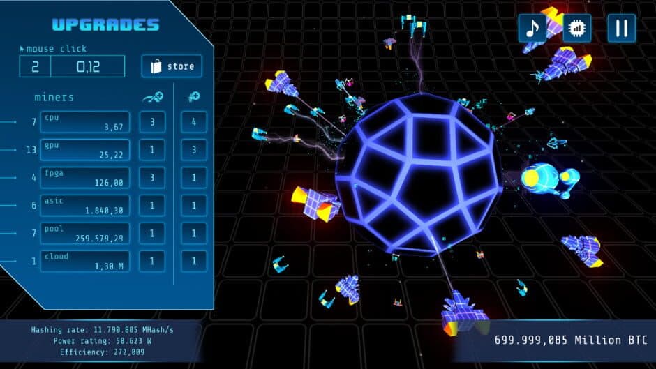 Скриншот 3 из Bitcoin Miner: Remastered