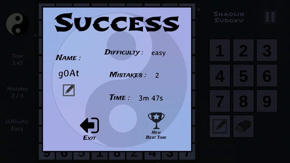 Скриншот 4 из Shaolin Sudoku