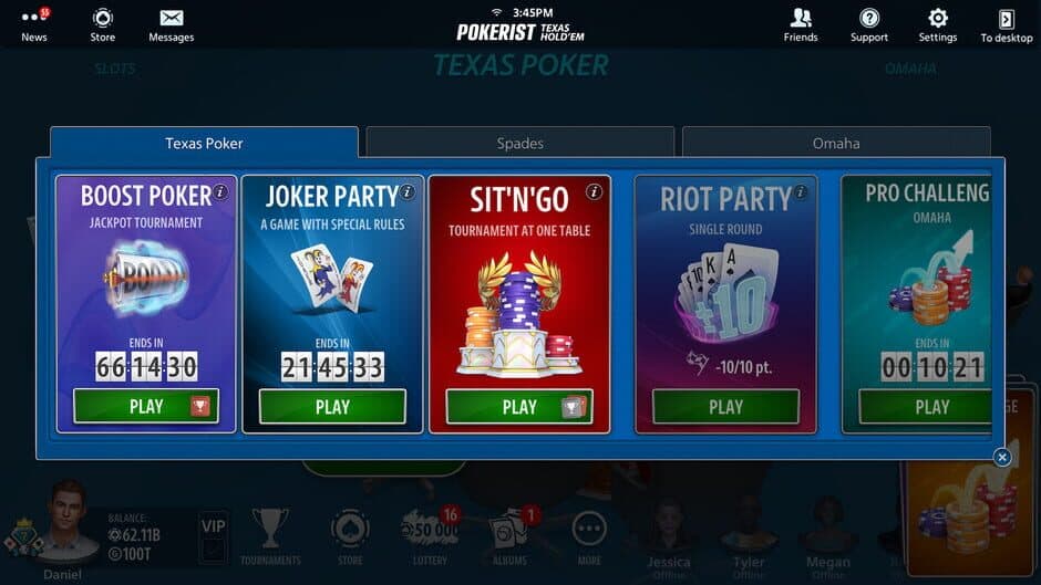 Скриншот 2 из Texas Hold'em Poker: Pokerist