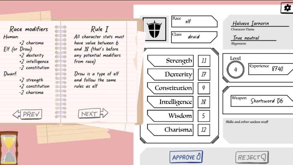 Скриншот 1 из Character Sheets, Please