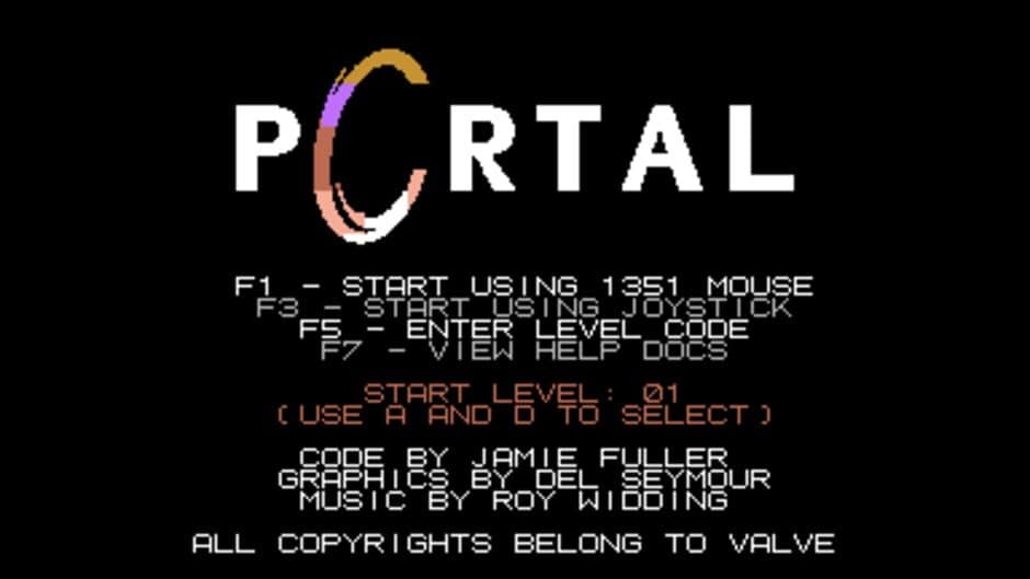 Скриншот 1 из Portal for the C64