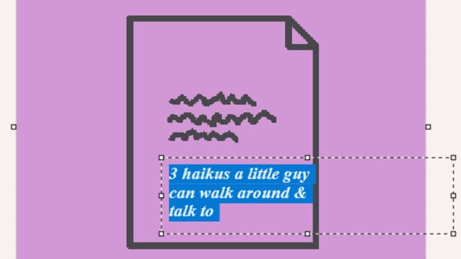 Скриншот 1 из 3 Haikus a Little Guy Can Walk Around & Talk