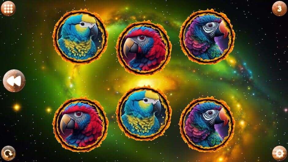 Скриншот 2 из Space Memory: Parrots