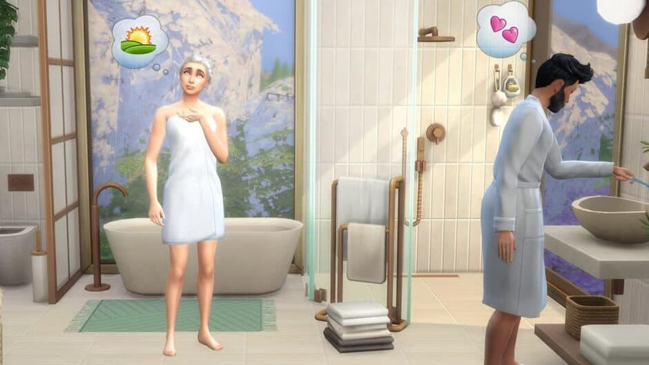 Скриншот 1 из The Sims: 4 Sleek Bathroom Kit