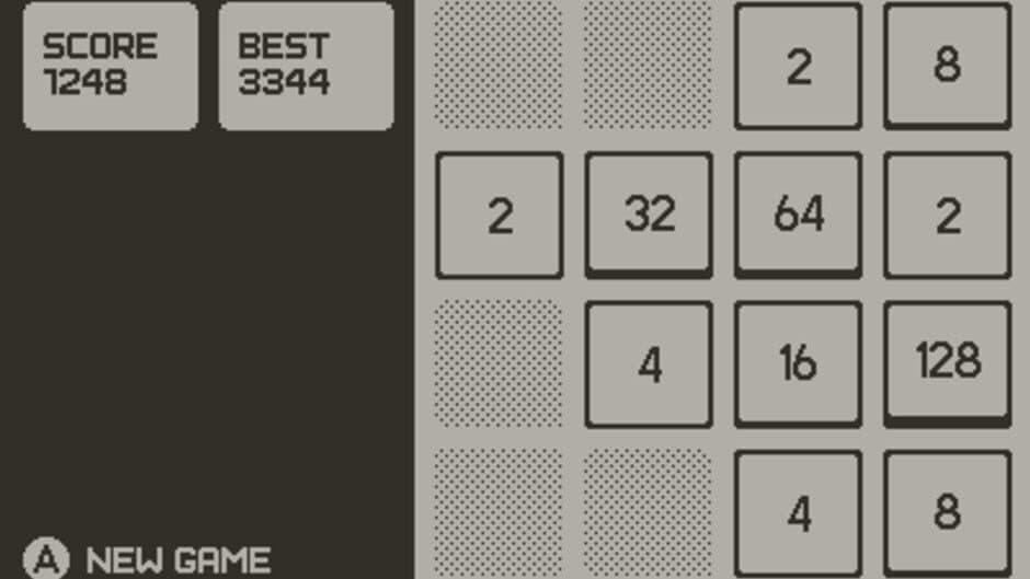 Скриншот 1 из 2048 for Playdate