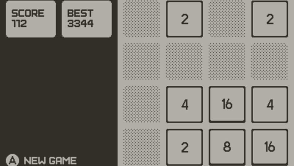 Скриншот 2 из 2048 for Playdate