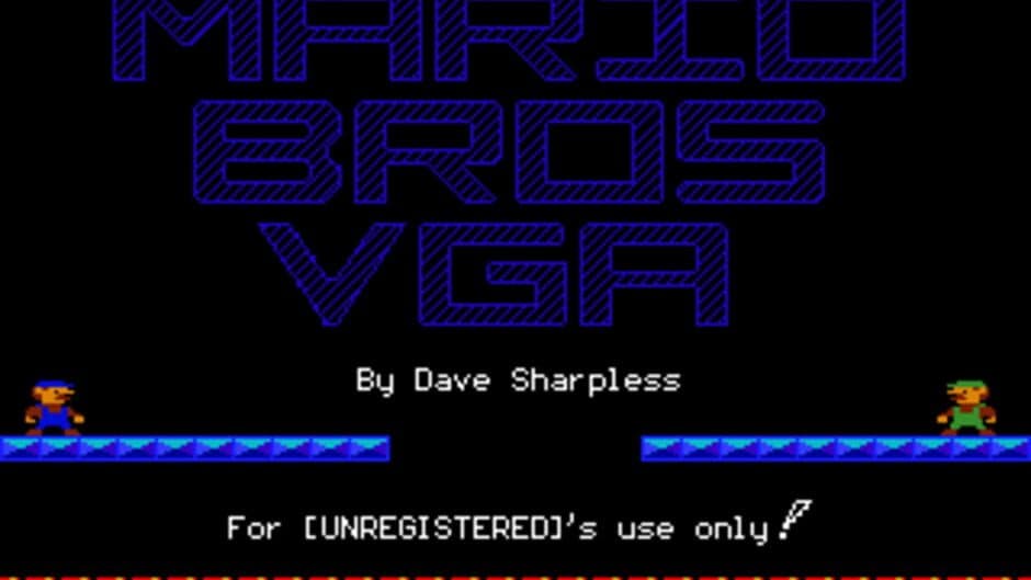Скриншот 1 из Mario Bros. VGA