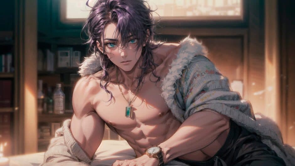 Скриншот 5 из Yandere Anime Boyfriend: A Day with Your Husbando Sim