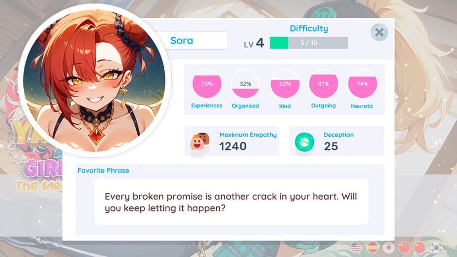 Скриншот 4 из Yandere Anime Girlfriend: The Mean Waifu Sim