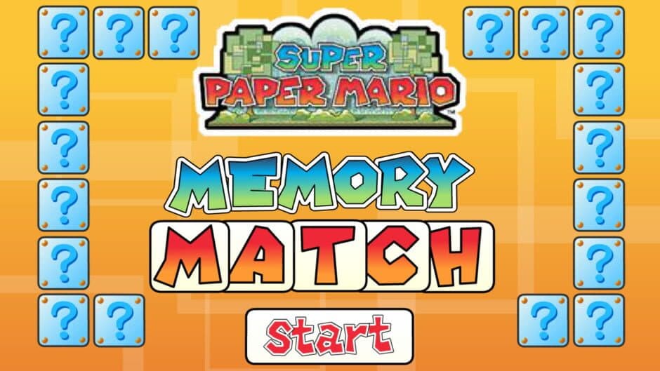 Скриншот 1 из Super Paper Mario Memory Match