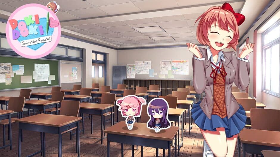 Скриншот 1 из Doki Doki Salvation Remake!