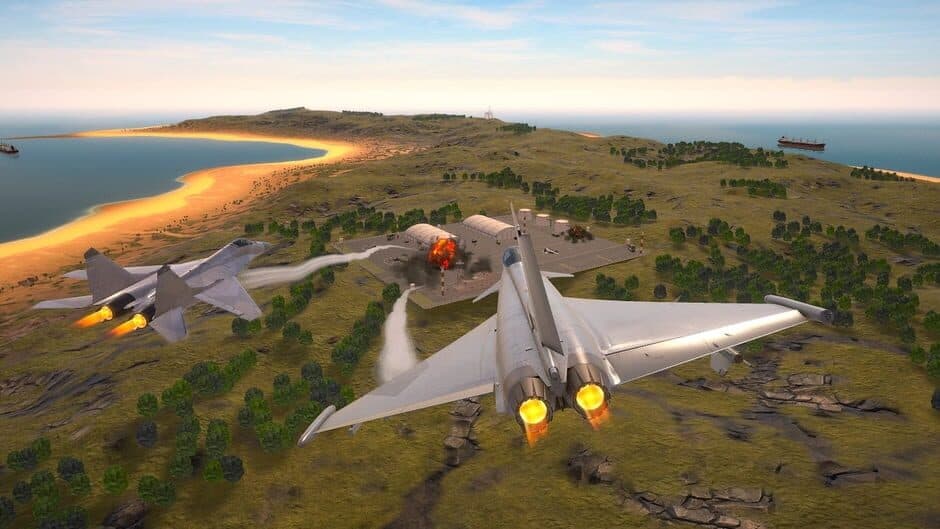 Скриншот 2 из Airplane Flight Simulator: Combat Zone