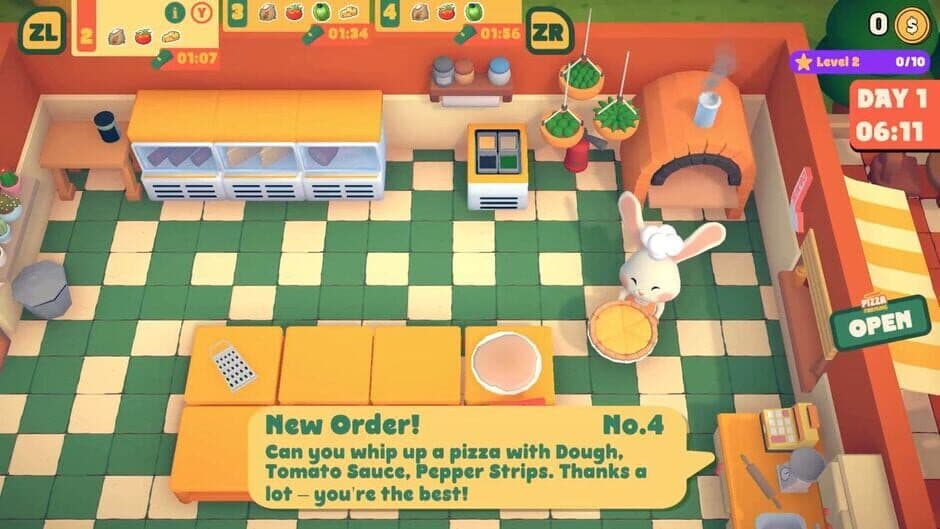 Скриншот 3 из Cat & Rabbit Pizza Farming