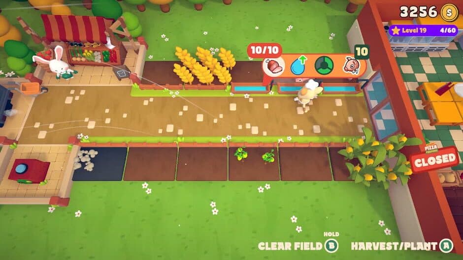Скриншот 4 из Cat & Rabbit Pizza Farming