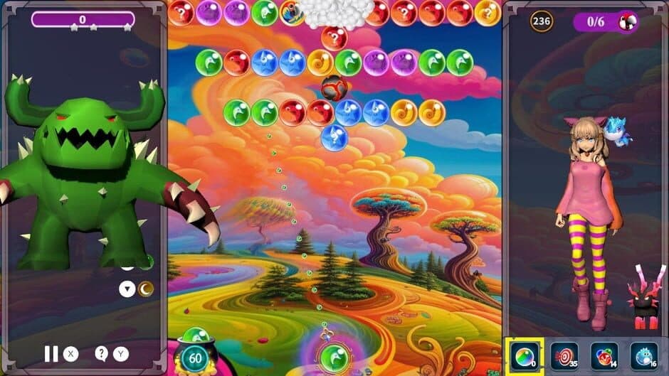 Скриншот 2 из Bubble Wizard II Saga