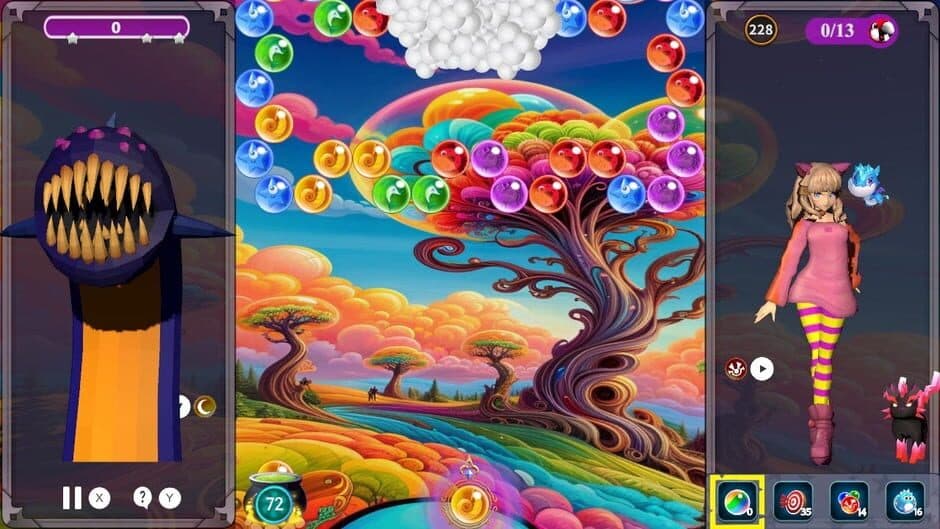 Скриншот 3 из Bubble Wizard II Saga